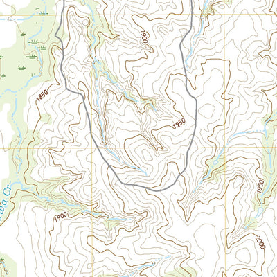 United States Geological Survey Big Kiowa Creek, OK (2022, 24000-Scale) digital map