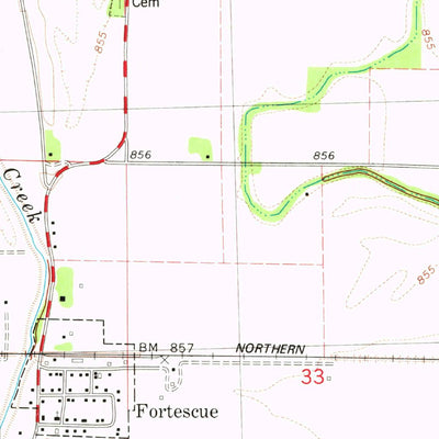 United States Geological Survey Big Lake, MO-NE-KS (1981, 24000-Scale) digital map