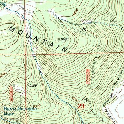 United States Geological Survey Big Lake North, AZ (1997, 24000-Scale) digital map