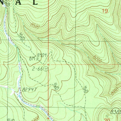 United States Geological Survey Big Lake South, AZ (1991, 24000-Scale) digital map