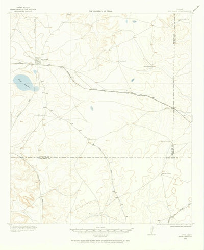 United States Geological Survey Big Lake, TX (1920, 62500-Scale) digital map