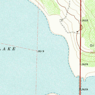 United States Geological Survey Big Lake, TX (1971, 24000-Scale) digital map