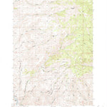 United States Geological Survey Big Lookout Mountain, OR (1988, 24000-Scale) digital map