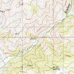 United States Geological Survey Big Lookout Mountain, OR (1988, 24000-Scale) digital map