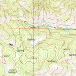 United States Geological Survey Big Lookout Mountain, OR (1988, 24000-Scale) digital map