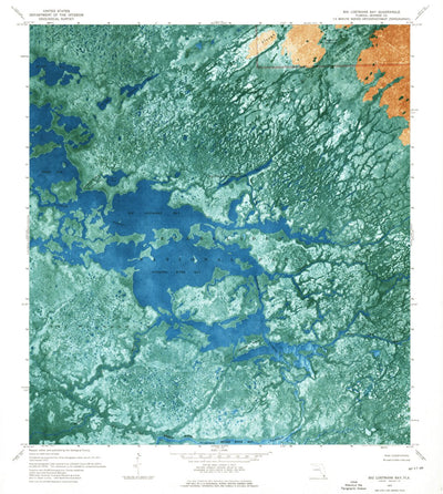 United States Geological Survey Big Lostmans Bay, FL (1973, 24000-Scale) digital map