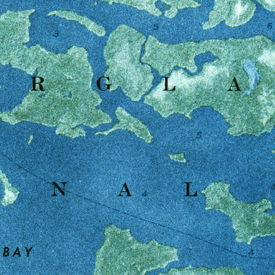 United States Geological Survey Big Lostmans Bay, FL (1973, 24000-Scale) digital map