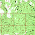 United States Geological Survey Big Lue Mountains, AZ-NM (1962, 62500-Scale) digital map
