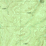 United States Geological Survey Big Lue Mountains, AZ-NM (1989, 24000-Scale) digital map