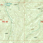United States Geological Survey Big Lue Mountains, AZ-NM (1997, 24000-Scale) digital map