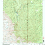 United States Geological Survey Big Lue Mountains, AZ-NM (2005, 24000-Scale) digital map