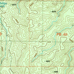 United States Geological Survey Big Lue Mountains, AZ-NM (2005, 24000-Scale) digital map