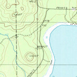 United States Geological Survey Big Machias Lake, ME (1985, 24000-Scale) digital map