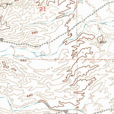United States Geological Survey Big Maria Mountains SE, CA-AZ (1955, 24000-Scale) digital map