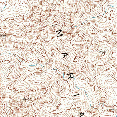 United States Geological Survey Big Maria Mountains SE, CA-AZ (1955, 24000-Scale) digital map