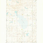United States Geological Survey Big Meadow, ND (1974, 24000-Scale) digital map