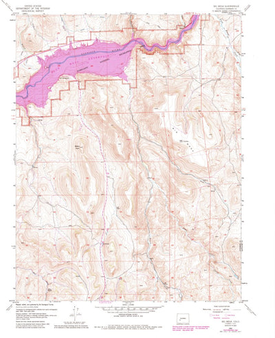 United States Geological Survey Big Mesa, CO (1954, 24000-Scale) digital map