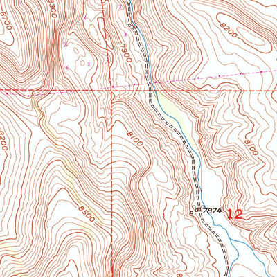 United States Geological Survey Big Mesa, CO (1954, 24000-Scale) digital map
