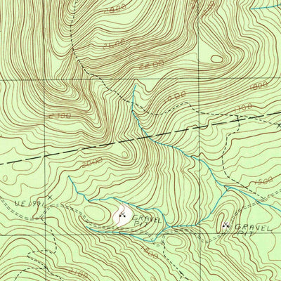 United States Geological Survey Big Moose Pond, ME (1989, 24000-Scale) digital map