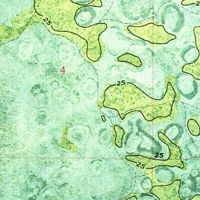 United States Geological Survey Big Mound North, FL (1970, 24000-Scale) digital map