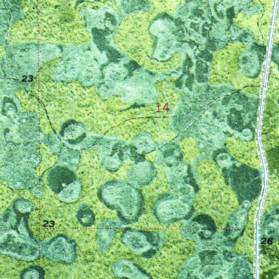 United States Geological Survey Big Mound North, FL (1970, 24000-Scale) digital map