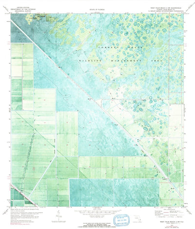United States Geological Survey Big Mound South, FL (1971, 24000-Scale) digital map