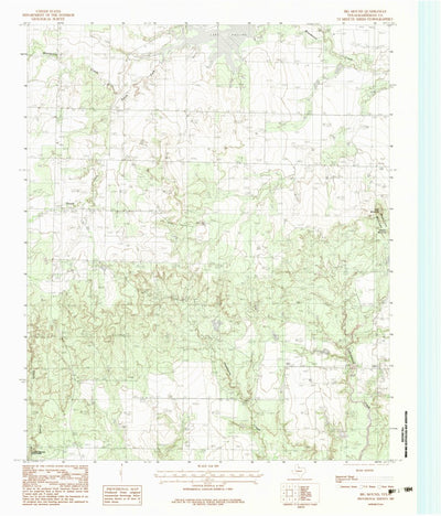 United States Geological Survey Big Mound, TX (1983, 24000-Scale) digital map