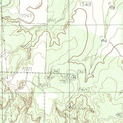 United States Geological Survey Big Mound, TX (1983, 24000-Scale) digital map