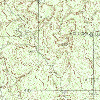 United States Geological Survey Big Mound, TX (1983, 24000-Scale) digital map