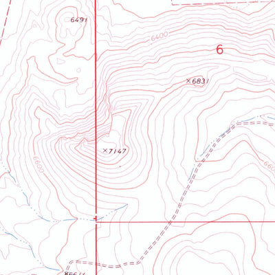 United States Geological Survey Big Mountain, NV (1972, 24000-Scale) digital map