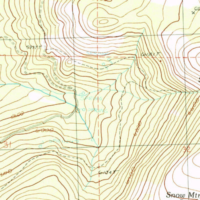 United States Geological Survey Big Mowich Mountain, OR (1990, 24000-Scale) digital map