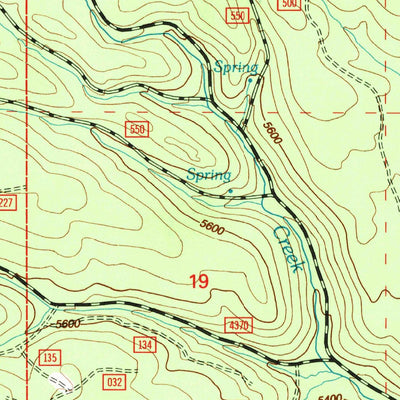 United States Geological Survey Big Mowich Mountain, OR (1992, 24000-Scale) digital map
