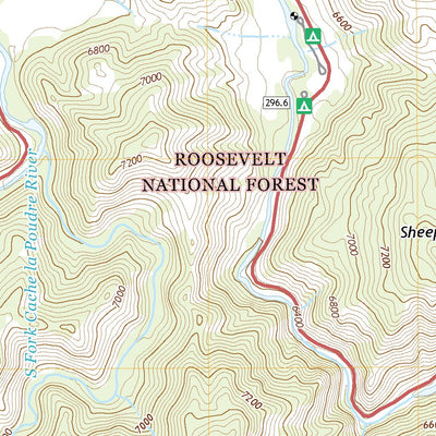 United States Geological Survey Big Narrows, CO (2019, 24000-Scale) digital map