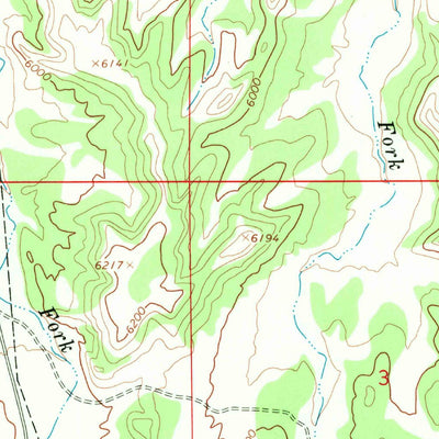 United States Geological Survey Big Pack Mountain SE, UT (1968, 24000-Scale) digital map