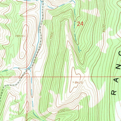 United States Geological Survey Big Park, WY (1967, 24000-Scale) digital map