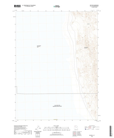 United States Geological Survey Big Pass, UT (2020, 24000-Scale) digital map