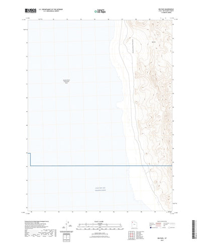 United States Geological Survey Big Pass, UT (2023, 24000-Scale) digital map