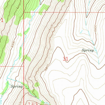 United States Geological Survey Big Pasture Creek, OR (1968, 24000-Scale) digital map