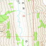 United States Geological Survey Big Pasture Creek, OR (1968, 24000-Scale) digital map