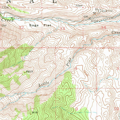 United States Geological Survey Big Pine, CA (1950, 62500-Scale) digital map