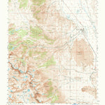 United States Geological Survey Big Pine, CA (1958, 62500-Scale) digital map