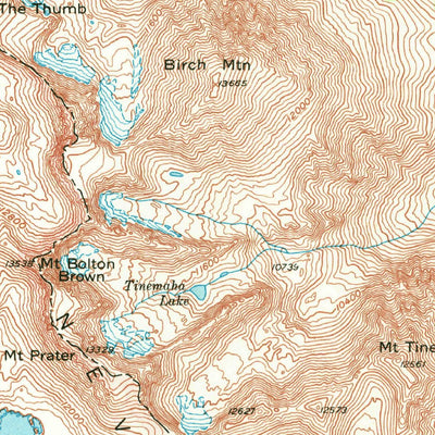 United States Geological Survey Big Pine, CA (1958, 62500-Scale) digital map
