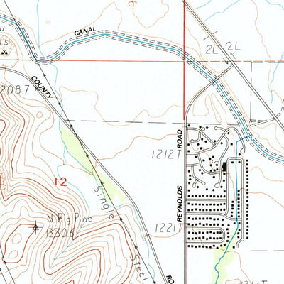 United States Geological Survey Big Pine, CA (1984, 24000-Scale) digital map