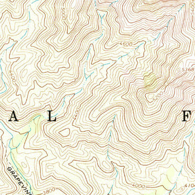 United States Geological Survey Big Pine Mountain, CA (1964, 24000-Scale) digital map