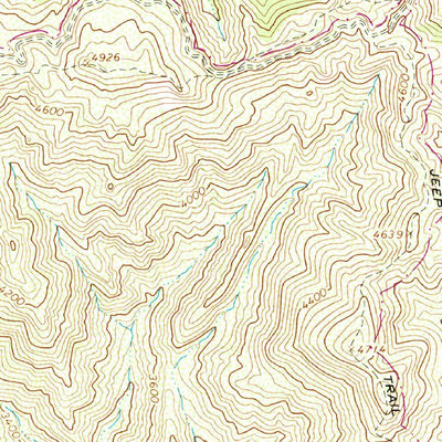 United States Geological Survey Big Pine Mountain, CA (1964, 24000-Scale) digital map