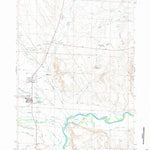 United States Geological Survey Big Piney East, WY (1970, 24000-Scale) digital map