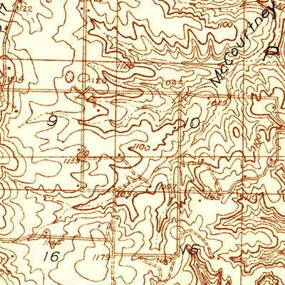 United States Geological Survey Big Piney, MO (1936, 48000-Scale) digital map
