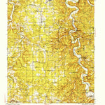 United States Geological Survey Big Piney, MO (1941, 62500-Scale) digital map