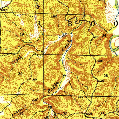 United States Geological Survey Big Piney, MO (1941, 62500-Scale) digital map
