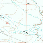 United States Geological Survey Big Piney West, WY (1970, 24000-Scale) digital map